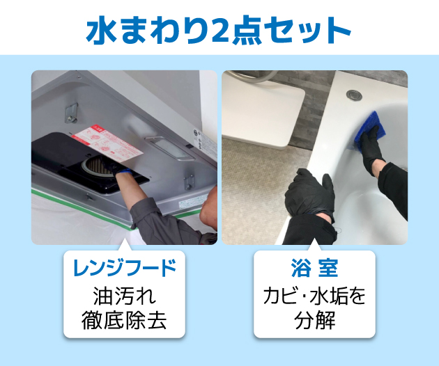 東邦ガスくらし】水まわり3点セット（レンジフード・浴室・キッチン